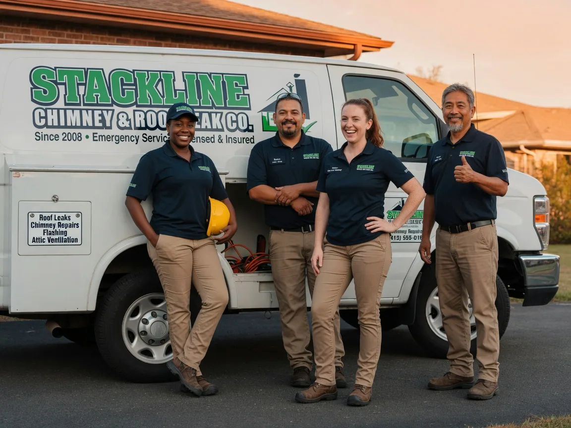 Chimney flashing repair company in Lakewood, WI